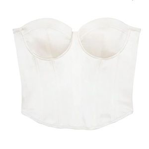 COPY - Fleur Du Mal Sweetheart Neck Silk Buster Corset XS